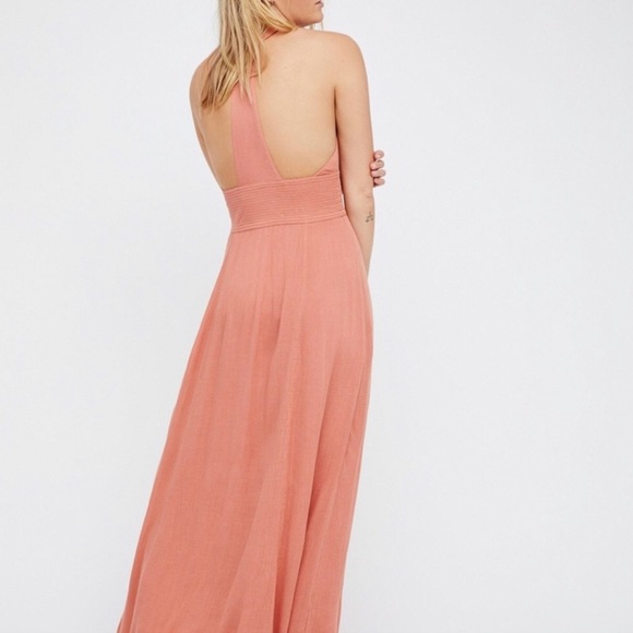 Free People All About It Maxi Dress in Mauve Pink XS - Picture 2 of 7